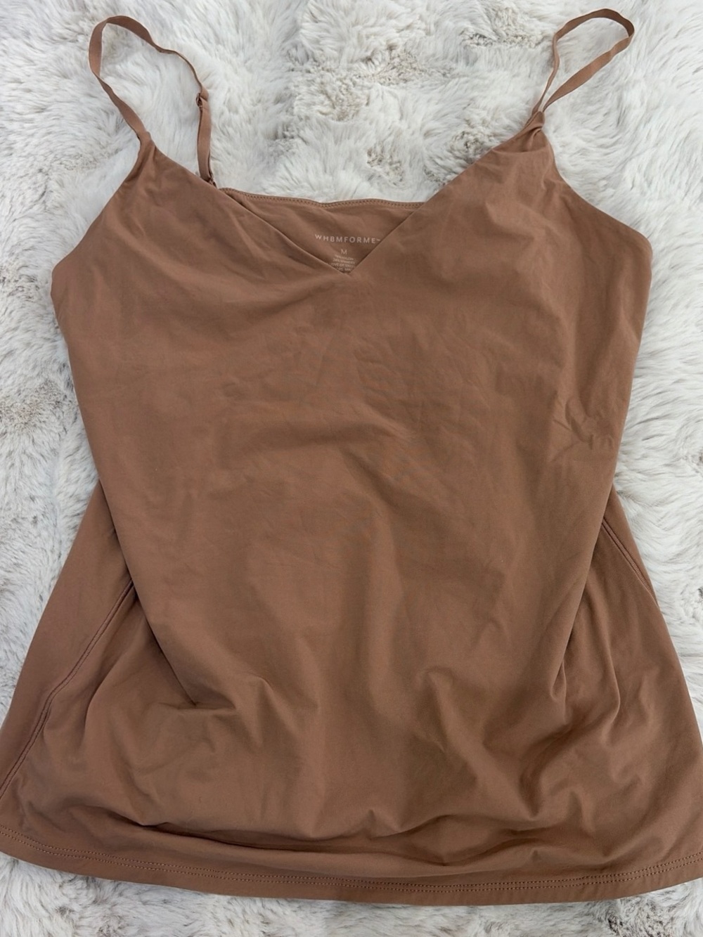 White House Black Market Brown V-Neck Camisole